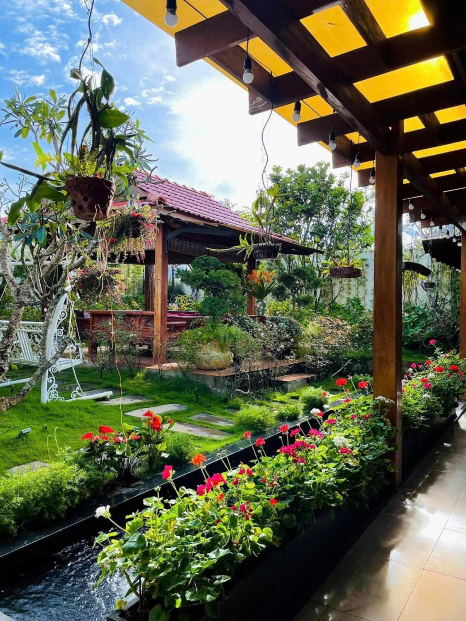 Vuon Tra Homestay Mang Den Kon Von Kla Exterior foto